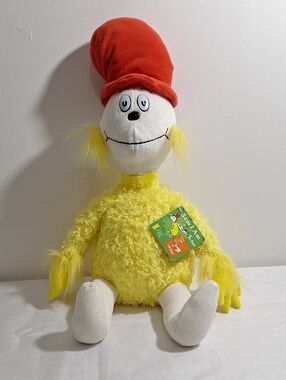 Dr. Seuss L Plush Toy - Yellow with Red Hat